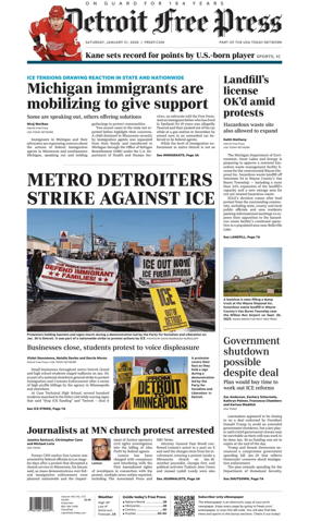 Cover of Detroit Free Press