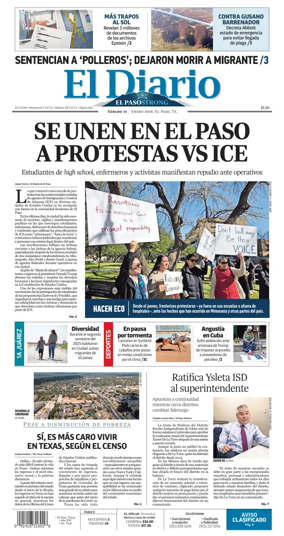 Cover of El Diario de El Paso