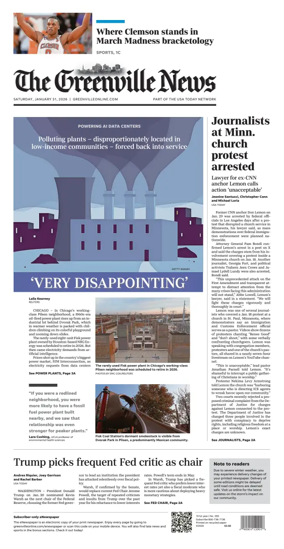 Cover of The Greenville News