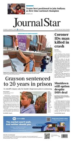 Cover of Journal Star (Peoria)