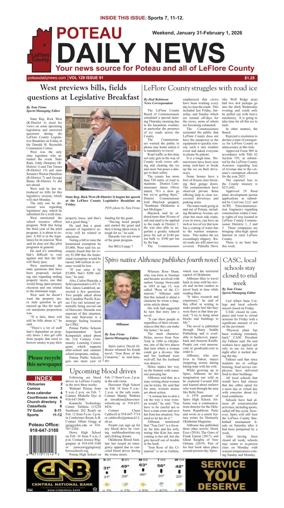 Cover of Poteau Daily News