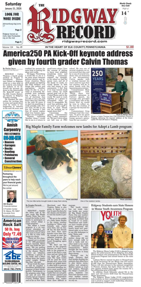 Cover of Ridgway Record