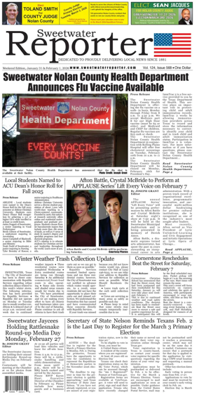 Cover of Sweetwater Reporter