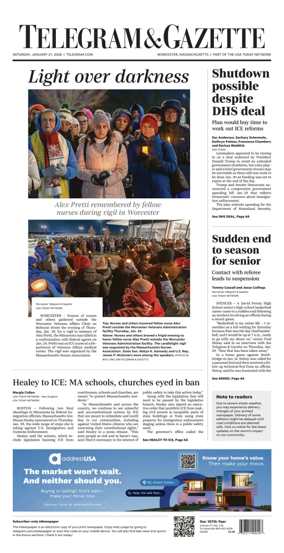 Cover of Telegram & Gazette