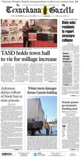 Cover of Texarkana Gazette