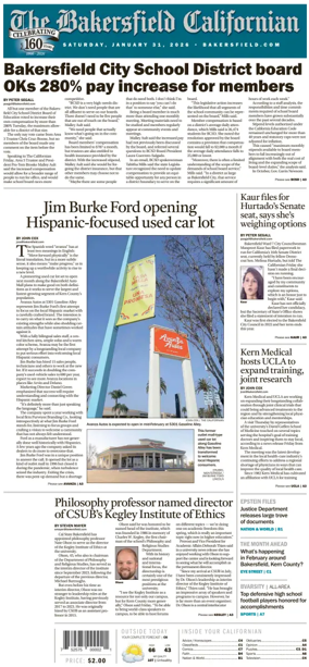 Cover of The Bakersfield Californian