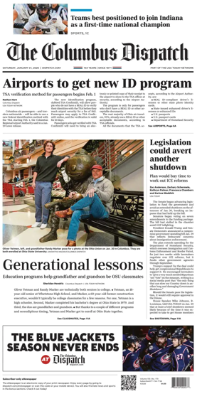 Cover of The Columbus Dispatch