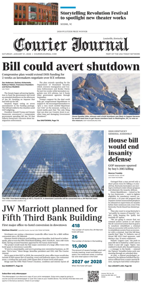 Cover of The Courier-Journal (Louisville)