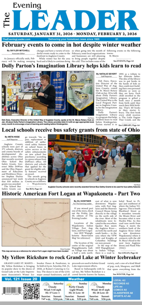 Cover of The Evening Leader