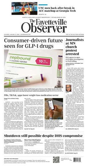 Cover of The Fayetteville Observer