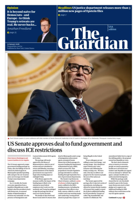 Cover of The Guardian (USA)