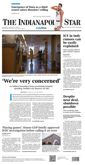 Cover of The Indianapolis Star