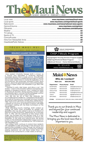 Cover of The Maui News - Weekender