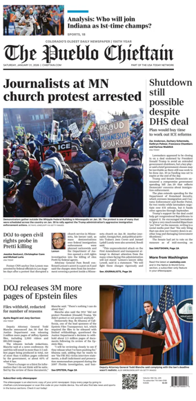 Cover of The Pueblo Chieftain