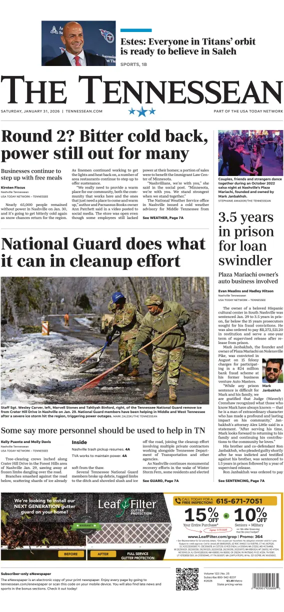 Cover of The Tennessean