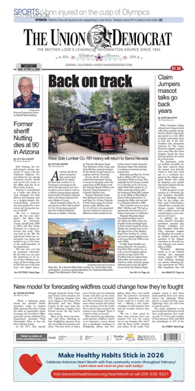 Cover of The Union Democrat