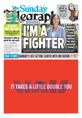 Cover of The Daily Telegraph (Sydney)