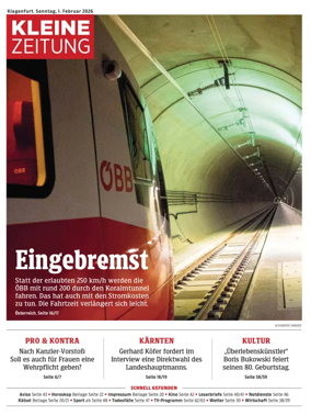 Cover of Kleine Zeitung Kaernten