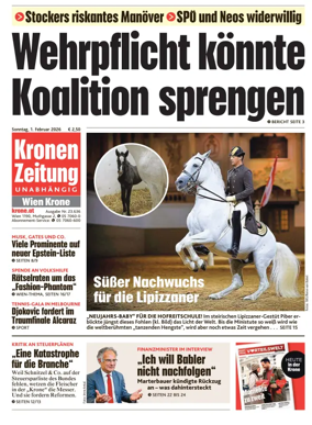 Cover of Kronen Zeitung