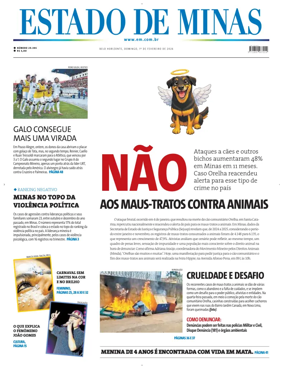 Cover of Estado de Minas (Brazil)