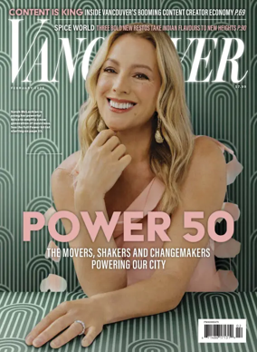 Cover of Vancouver Magazine