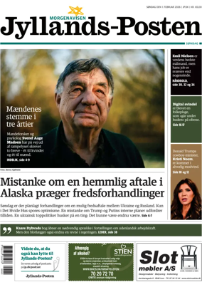 Cover of Jyllands-Posten Sondag