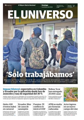 Cover of El Universo