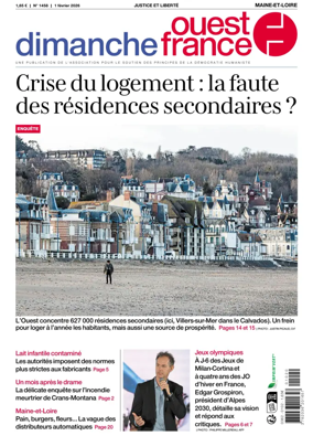 Cover of Dimanche Ouest France (Maine-et-Loire)