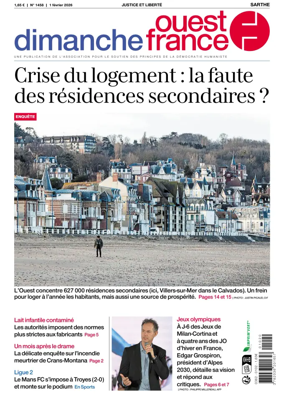 Cover of Dimanche Ouest France (Sarthe)