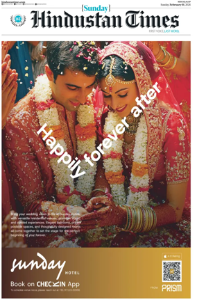 Cover of Hindustan Times (West UP)