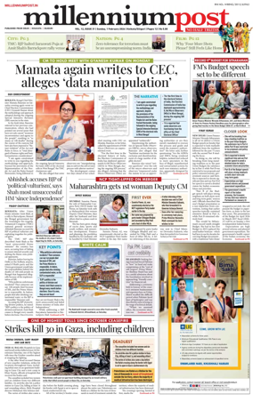 Cover of Millennium Post (Kolkata)