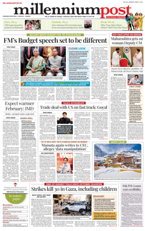 Cover of Millennium Post