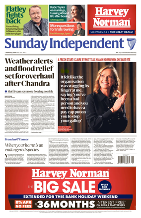 Cover of Sunday Independent (Ireland)