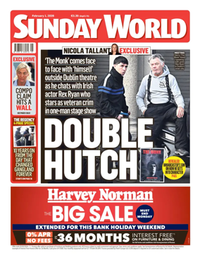 Cover of Sunday World (Ireland)