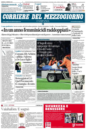 Cover of Corriere del Mezzogiorno (Campania)