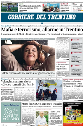 Cover of Corriere del Trentino