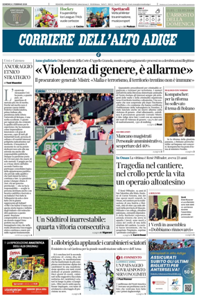 Cover of Corriere dell'Alto Adige