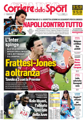 Cover of Corriere dello Sport