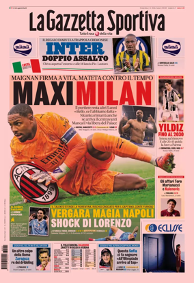 Cover of La Gazzetta dello Sport - Milano