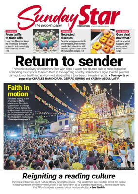 Cover of The Star Malaysia