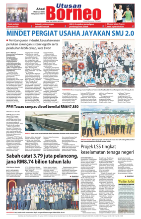 Cover of Utusan Borneo (Sabah)