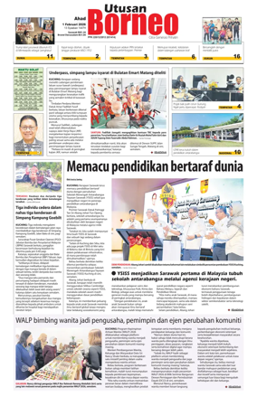 Cover of Utusan Borneo (Sarawak)