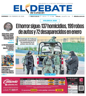 Cover of El Debate de Culiacan