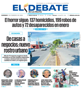 Cover of El Debate de Los Mochis