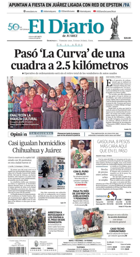 Cover of El Diario de Juarez