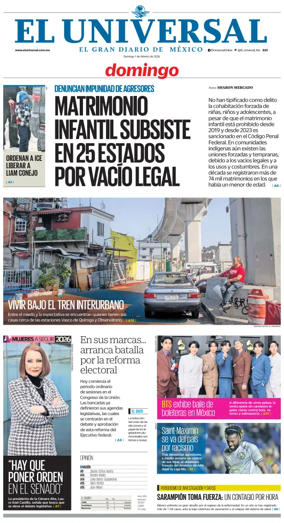 Cover of El Universal