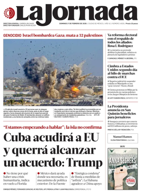 Cover of La Jornada