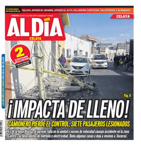 Cover of Periodico Al Dia (Celaya)