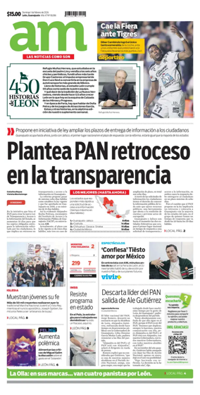 Cover of Periodico AM (Leon)