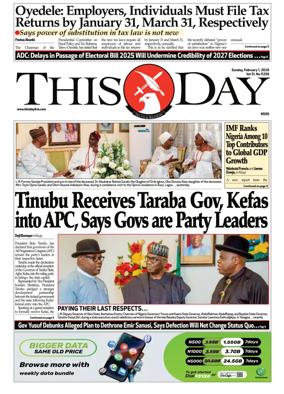 Cover of THISDAY